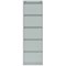 Bisley Foolscap Office Filing Cabinet, 5 Drawer, Goose Grey