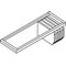 Bisley Lateral Filing Rail for Cupboard - Black