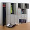 Bisley 6 Door Locker, 305x305x1802mm, Goose Grey