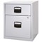 Bisley A4 Home Filing Cabinet, 2 Drawer(1 Suspension File Drawer), Grey Bisley A4 Home Filing Cabinet, 2 Drawer(1 Suspension File Drawer), Grey