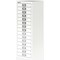 Bisley 15 Multidrawer Cabinet, White