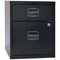 Bisley A4 Home Filing Cabinet, 2 Drawer(1 Suspension File Drawer), Black Bisley A4 Home Filing Cabinet, 2 Drawer(1 Suspension File Drawer), Black