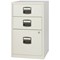 Bisley A4 Home Filing Cabinet, 3 Drawer(1 Suspension File Drawer), Goose Grey