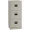 Bisley A4 Home Filing Cabinet, 3 Drawers, Grey