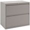 Bisley 2 Drawer Filing Cabinet 800x470x697mm Goose Grey BY74760