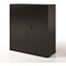 Bisley Low Metal Cupboard, Supplied Empty, 1000mm High, Black