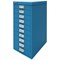 Bisley 10 Multidrawer Cabinet, Azure Blue Bisley 10 Multidrawer Cabinet, Azure Blue