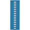 Bisley 15 Multidrawer Cabinet, Azure Blue