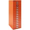 Bisley 15 Multidrawer Cabinet, Mandarin Bisley 15 Multidrawer Cabinet, Mandarin
