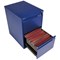 Bisley Foolscap Filing Cabinet, 2 Drawer, Blue