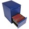 Bisley Foolscap Filing Cabinet, 2 Drawer, Blue Bisley Foolscap Filing Cabinet, 2 Drawer, Blue
