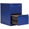 Bisley Foolscap Filing Cabinet, 2 Drawer, Blue
