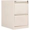 Bisley Foolscap Filing Cabinet, 2 Drawer, Chalk White