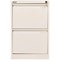 Bisley Foolscap Filing Cabinet, 2 Drawer, Chalk White