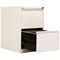 Bisley Foolscap Filing Cabinet, 2 Drawer, Chalk White