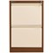 Bisley Foolscap Filing Cabinet, 2 Drawer, Coffee and Cream