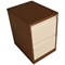 Bisley Foolscap Filing Cabinet, 2 Drawer, Coffee and Cream