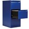 Bisley Foolscap Filing Cabinet, 3 Drawer, Blue