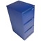 Bisley Foolscap Filing Cabinet, 3 Drawer, Blue