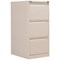 Bisley Foolscap Filing Cabinet, 3 Drawer, Chalk White