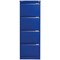 Bisley Foolscap Filing Cabinet, 4 Drawer, Blue Bisley Foolscap Filing Cabinet, 4 Drawer, Blue