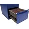 Bisley Foolscap Filing Cabinet, 4 Drawer, Blue