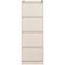 Bisley Foolscap Filing Cabinet, 4 Drawer, Chalk White