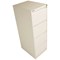 Bisley Foolscap Filing Cabinet, 4 Drawer, Chalk White