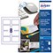 Avery Business Cards 85mm x 54mm Inkjet Prints on Both Sides 100 Cards/10 sheets (Pack 100 Cards) -