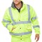 Beeswift High Visibility Fleece Lined Bomber Jacket, Saturn Yellow, Large