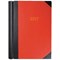 Collins 2017 Luxury Desk Diary / 2 Pages Day / Red / A4