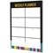 Collins Edge Rainbow Weekly Planner Desk Pad, A4, 60 Pages