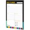 Collins Edge Rainbow Daily Planner Desk Pad, A5, 60 Pages