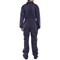 Beeswift Cotton Drill Boilersuit, Navy Blue, 44