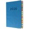 Collins Edge Rainbow A5 Diary, Week To View, Blue, 2026