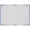 Collins A5 Peace Sign Design Diary, Week To View, Blue, 2025