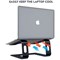Contour Ergonomics Riser Style Laptop Stand For Laptops Up To 17 Inches Black