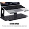 Contour Ergonomics Riser Style Laptop Stand For Laptops Up To 17 Inches Black