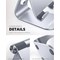 Contour Ergonomics Large Tablet/Phone Stand 4-13 Inches Silver