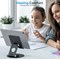 Contour Ergonomics Rotating Hinged Tilting And Rotating Tablet/Phone Stand 4-13 Inches Blk