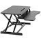 Contour Ergonomics Premium Sit/Stand Workstation, Black