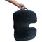 Contour Ergonomics Memory Foam Seat Cushion with Cooling Gel Black