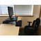 Contour Ergonomics Deskclamped Sit Stand Workstation, Adjustable Height, Black