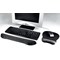 Contour Ergonomics Memory Foam Mouse Mat, With Wrist Rest, Black