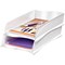 CEP Ellypse Xtra Strong Self-stacking Letter Tray, White