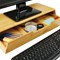 CEP Bamboo Laptop and Monitor Stand, with Drawer, Brown