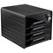 CEP Smoove 4 Drawer Set, Lockable Top Drawer, Black CEP Smoove 4 Drawer Set, Lockable Top Drawer, Black