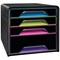 CEP Smoove 4 Drawer Set, Black & Assorted Coloured Drawers