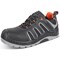 Beeswift S3 Non Metallic Trainers, Black & Orange, 4