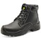 Beeswift 6 Eyelet Pur S3 Boots, Black, 10